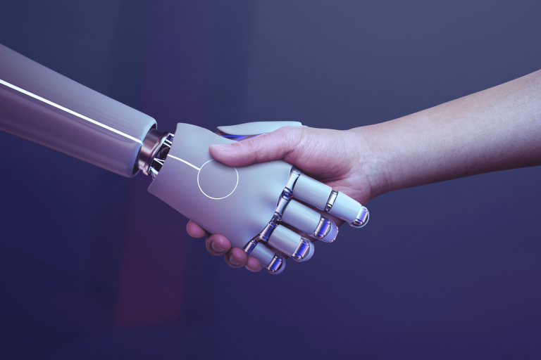 Robot handshake
